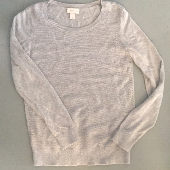 LOFT Sweaters - Ann Taylor LOFT Gray Sweater, Size M